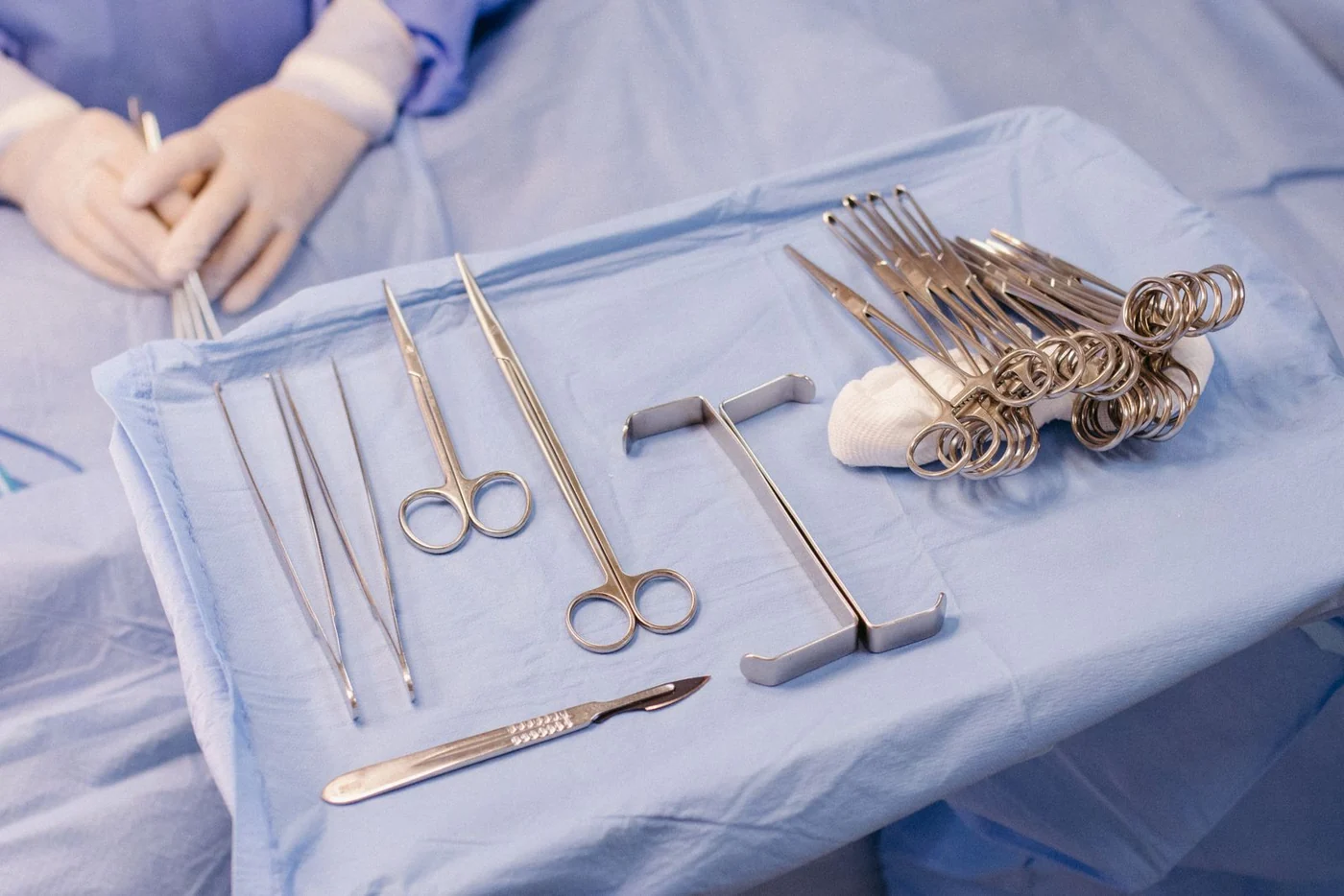 Przygotowane instrumentarium chirurgiczne